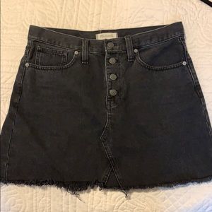Madewell denim skirt